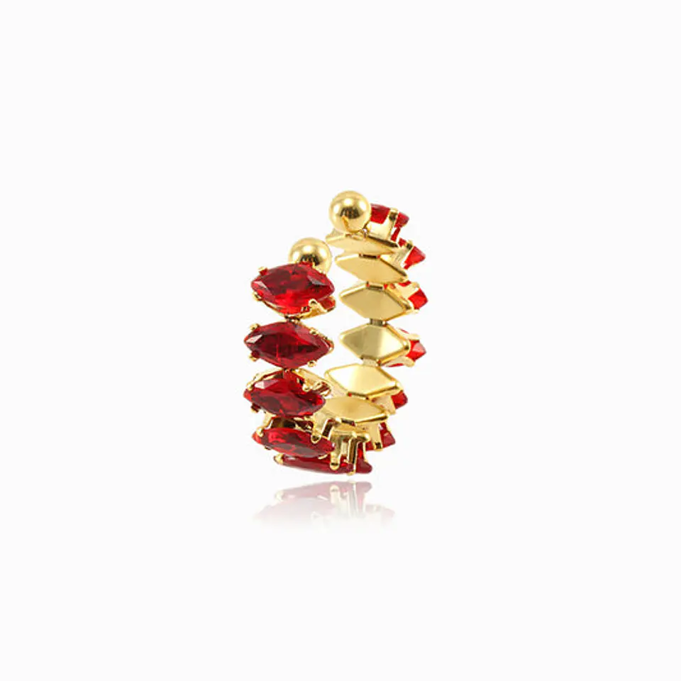 Bague Étincelante Zircone – Acier Inoxydable 1
