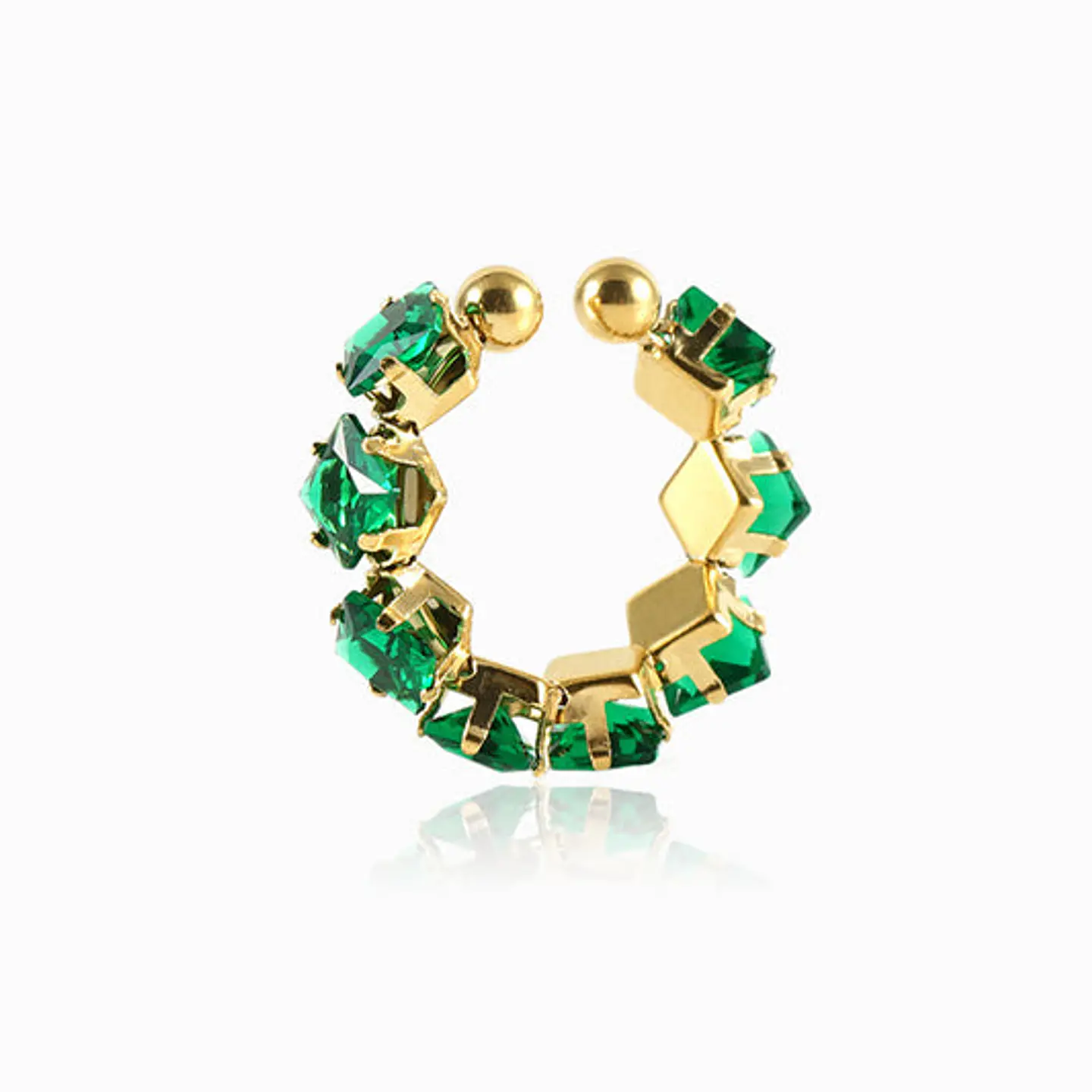 Bague Chic en Acier Inoxydable – Zircone 1