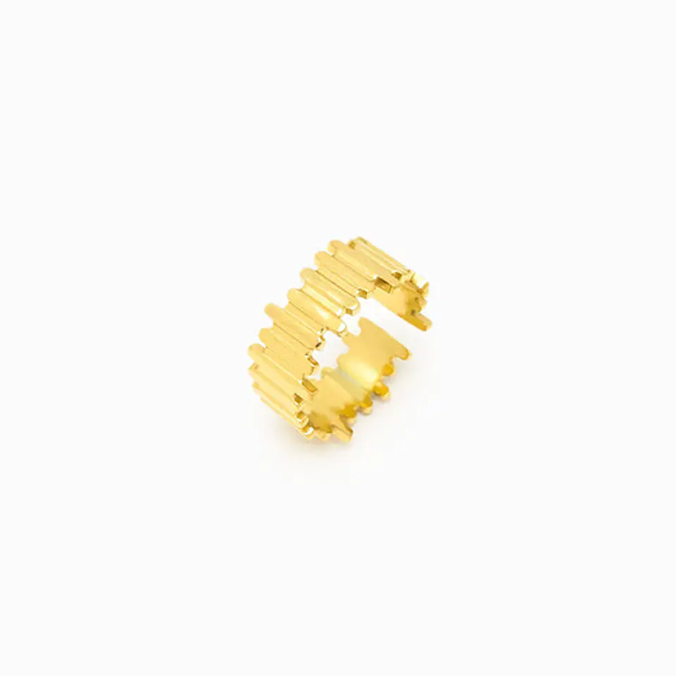 Bague Simple en Acier Inoxydable, Minimaliste 1