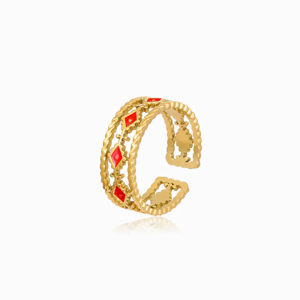 Bague Douce en Acier Inoxydable – Simple 1