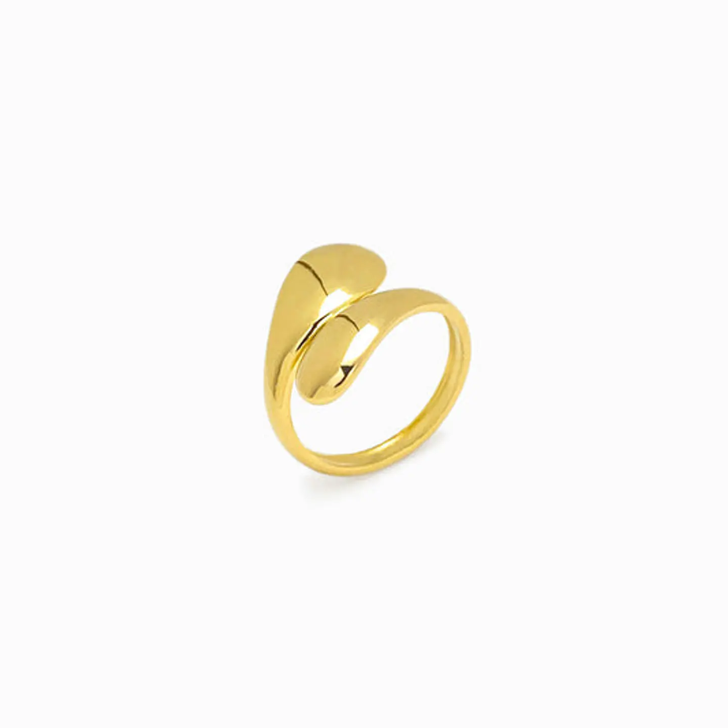 Bague Simple Radieuse en Acier Inoxydable 1