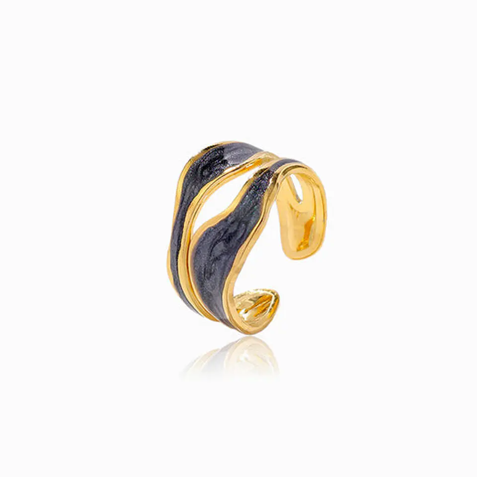 Bague Charmante en Acier Inoxydable – Géométrique 1