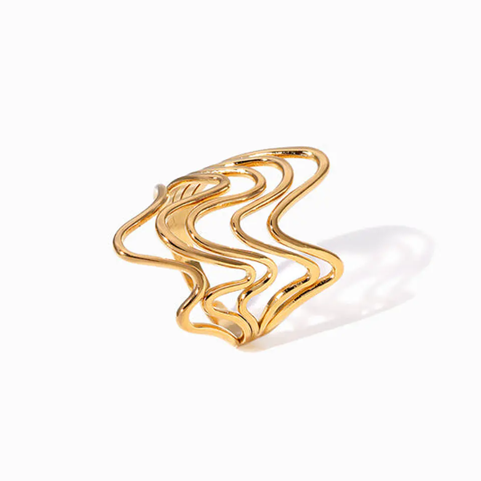 Bague Audacieuse Géométrique – Acier Inoxydable 1