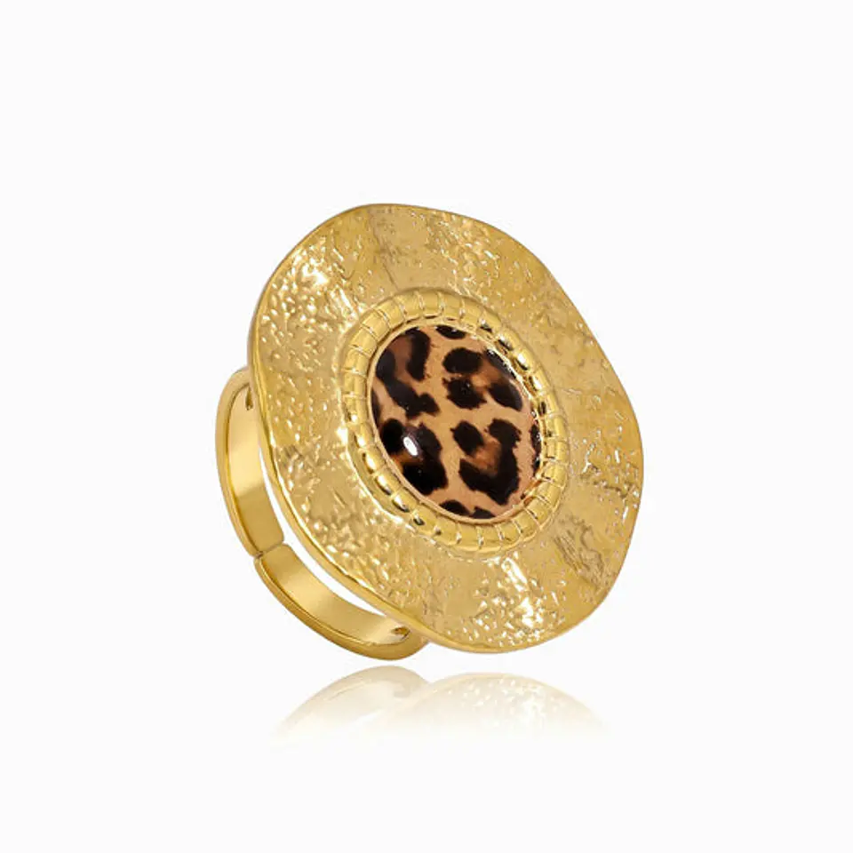 Bague Géométrique en Acier Inoxydable, Féminine 1