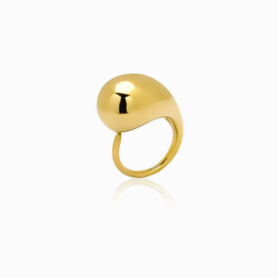 Bague Étincelante Goutte – Acier Inoxydable 1