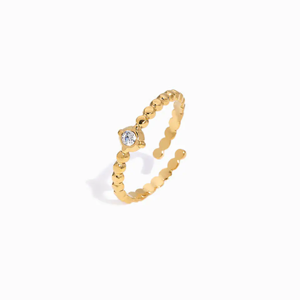 Bague Minimaliste en Acier Inoxydable, Élégante 1
