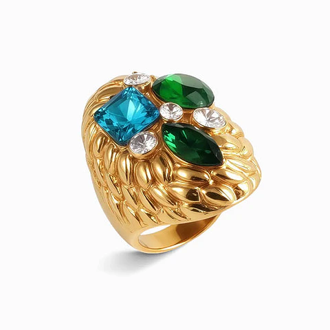 Bague Affirmée Juvénile en Acier Inoxydable 18mm