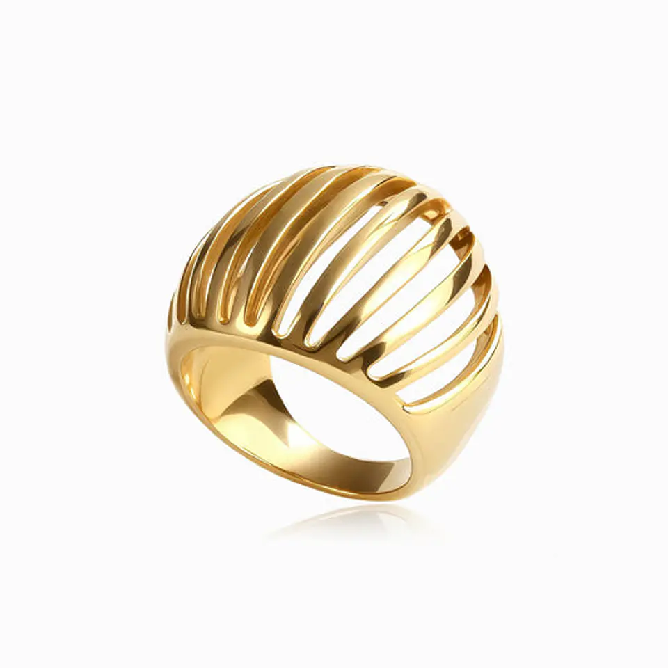 Bague Affirmée en Acier Inoxydable, Mate 18mm 1