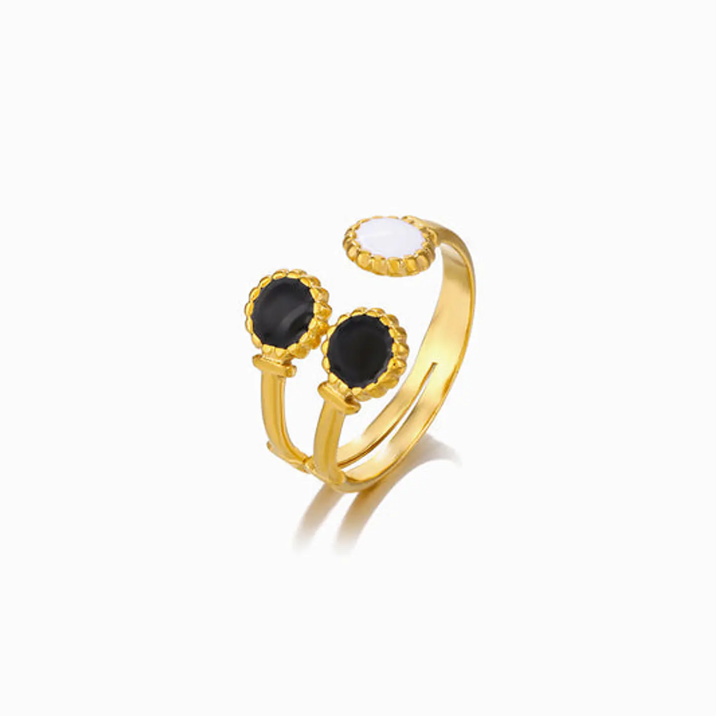 Bague Simple Ravissante en Acier Inoxydable 1