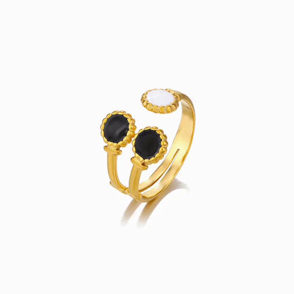 Bague Simple Ravissante en Acier Inoxydable 1
