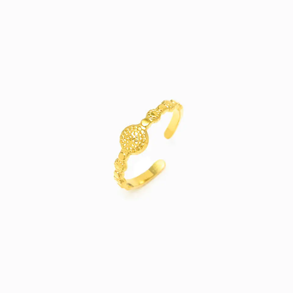 Bague Étincelante en Acier Inoxydable – Simple 1
