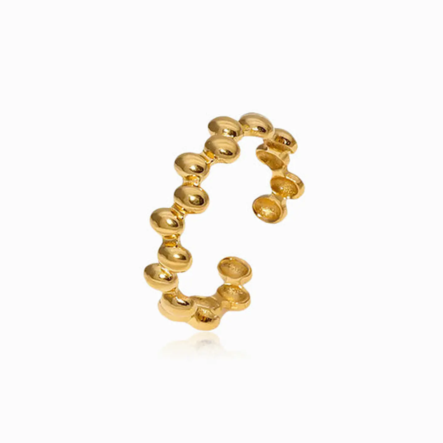 Bague Géométrique en Acier Inoxydable, Élégante 1