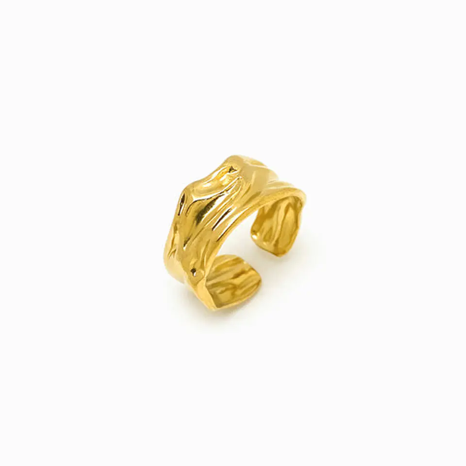 Bague Chic en Acier Inoxydable – Géométrique 1