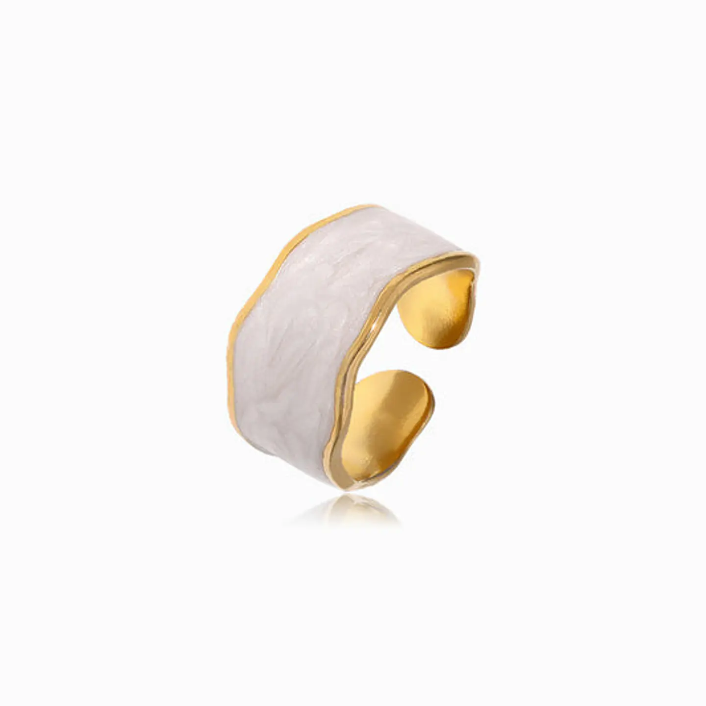 Bague Étincelante Moderne – Acier Inoxydable 1