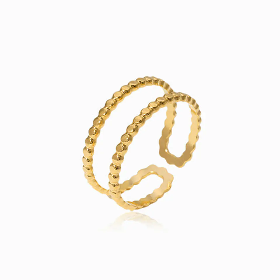 Bague Moderne en Acier Inoxydable, Élégante 1