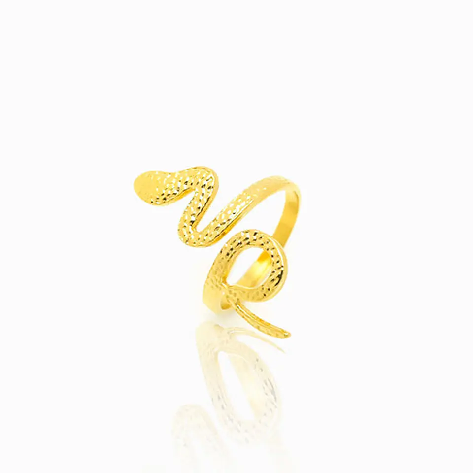 Bague Chic en Acier Inoxydable – Serpent 1