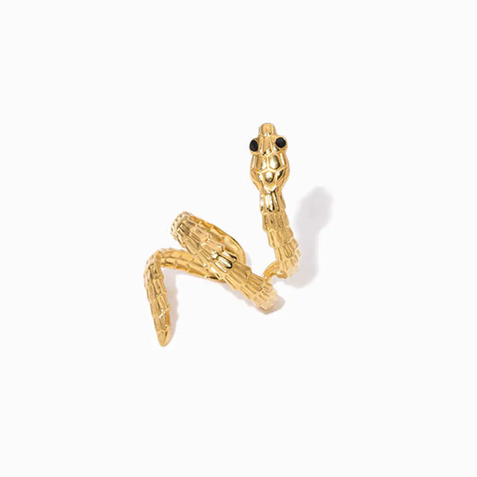 Bague Serpent Juvénile en Acier Inoxydable 1