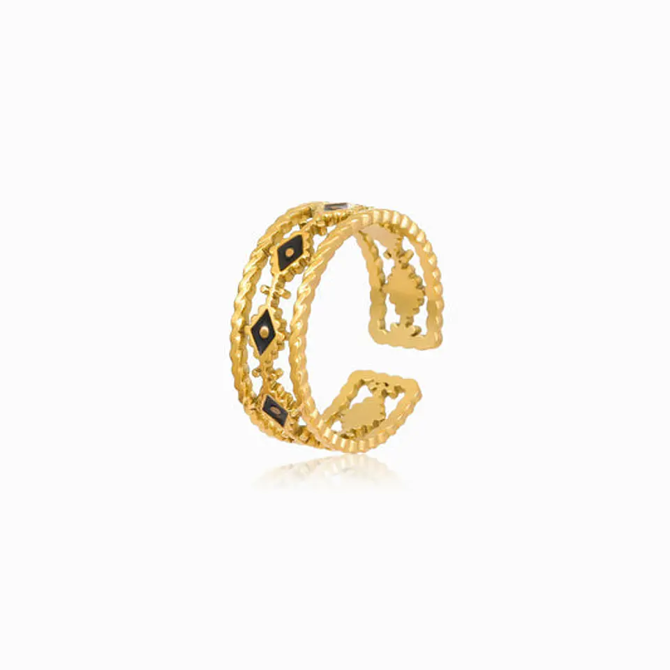 Bague Vintage Belle en Acier Inoxydable 1