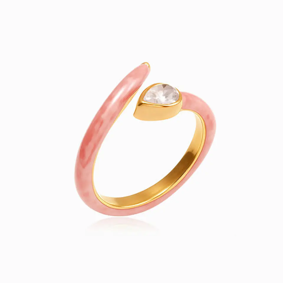Bague Vintage en Acier Inoxydable, Élégante 1