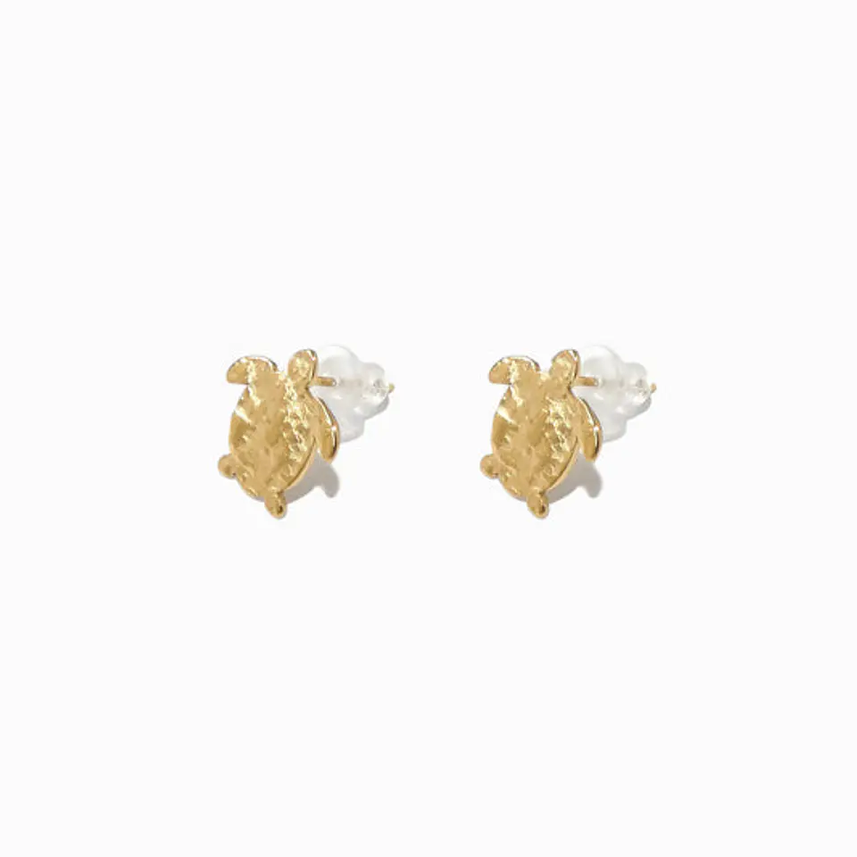 Boucles d'Oreilles Tortue Été Belle en Acier 1