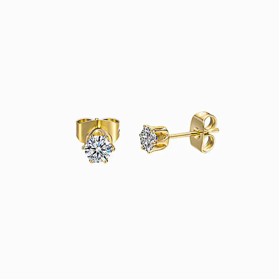 Boucles d'Oreilles Sophistiquée en Acier – Simple 1