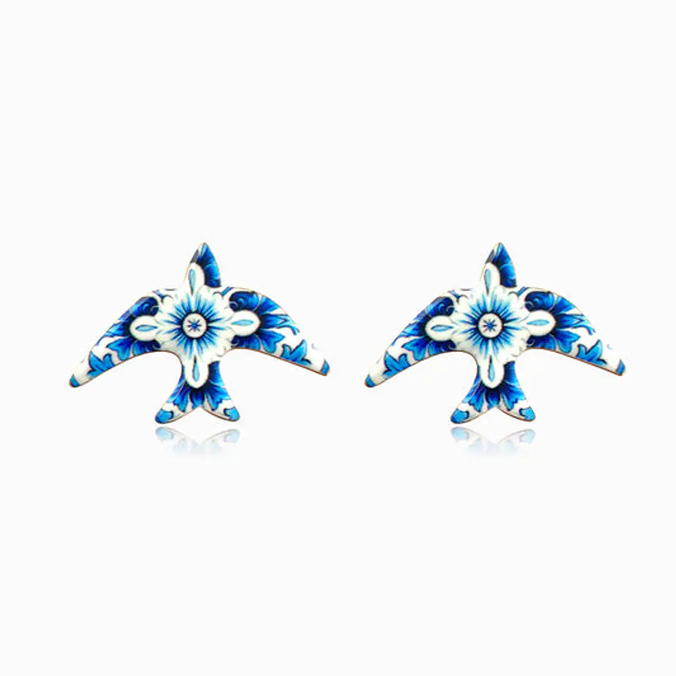 Boucles d'Oreilles Simple Élégante en Acier 1