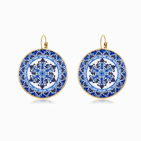 Boucles d'Oreilles Chic Simple – Acier 38x31mm