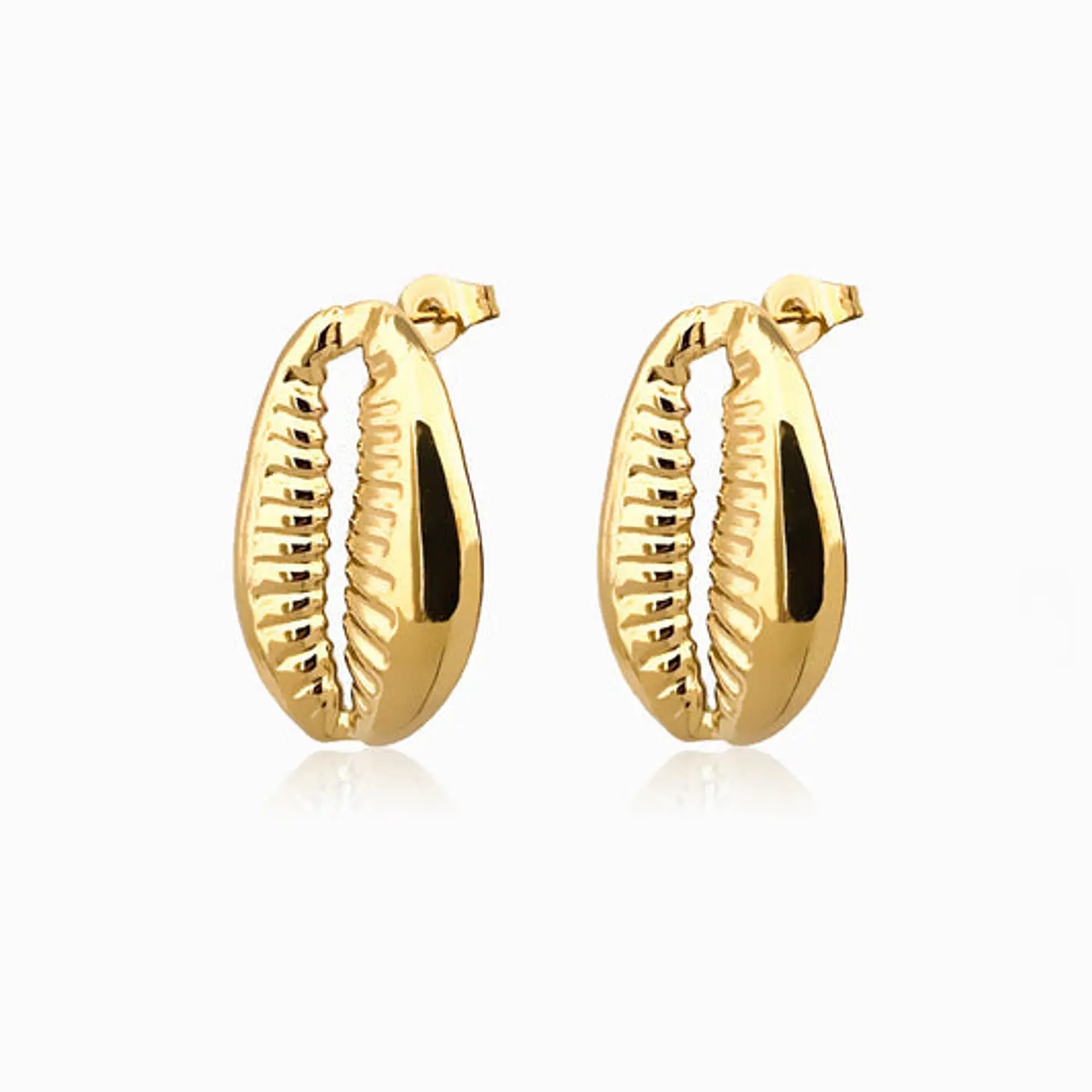 Boucles d'Oreilles Délicate Simple – Acier 1