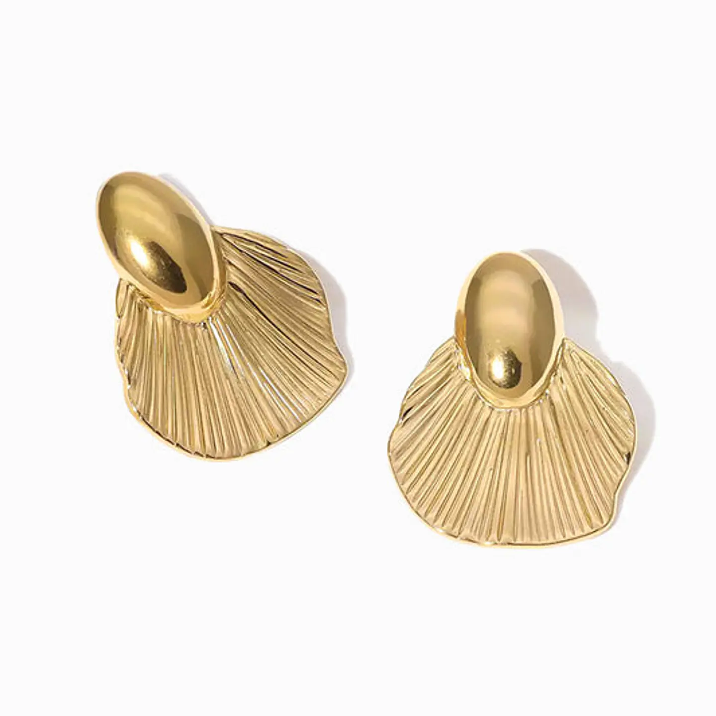 Boucles d'Oreilles Tendance Juvénile en Acier 1