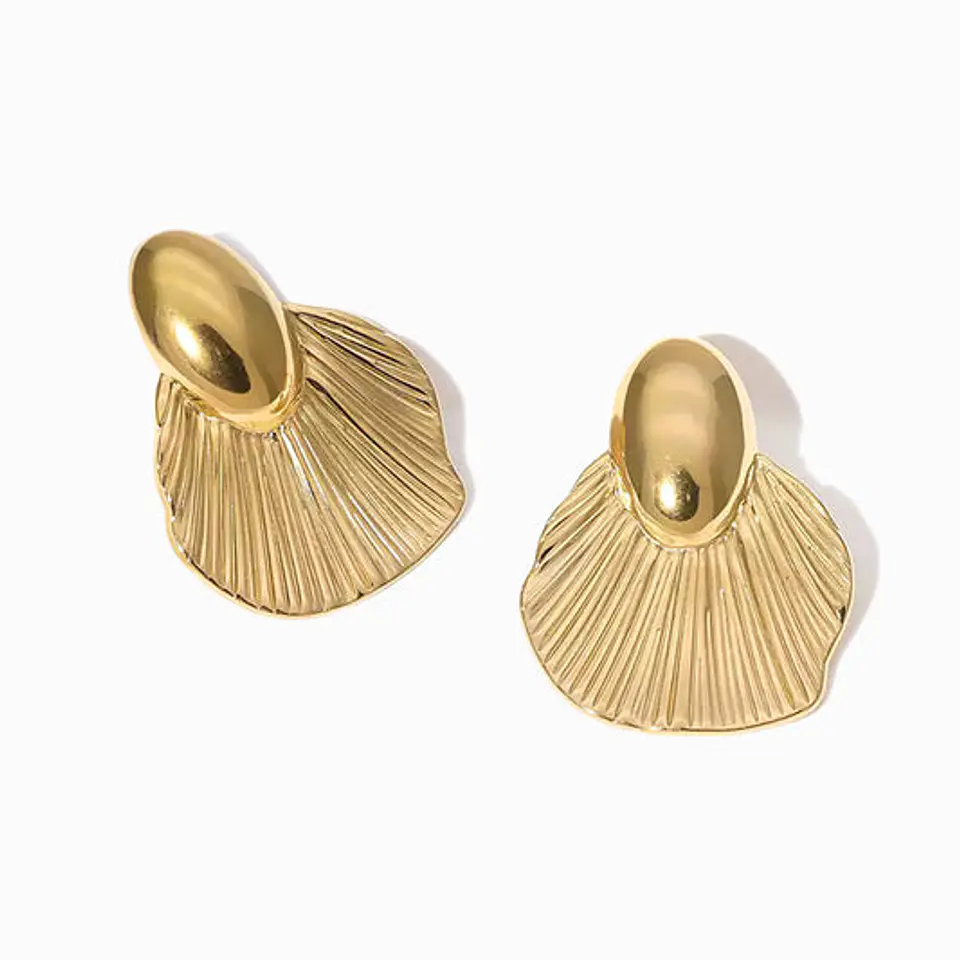 Boucles d'Oreilles Tendance Juvénile en Acier 1
