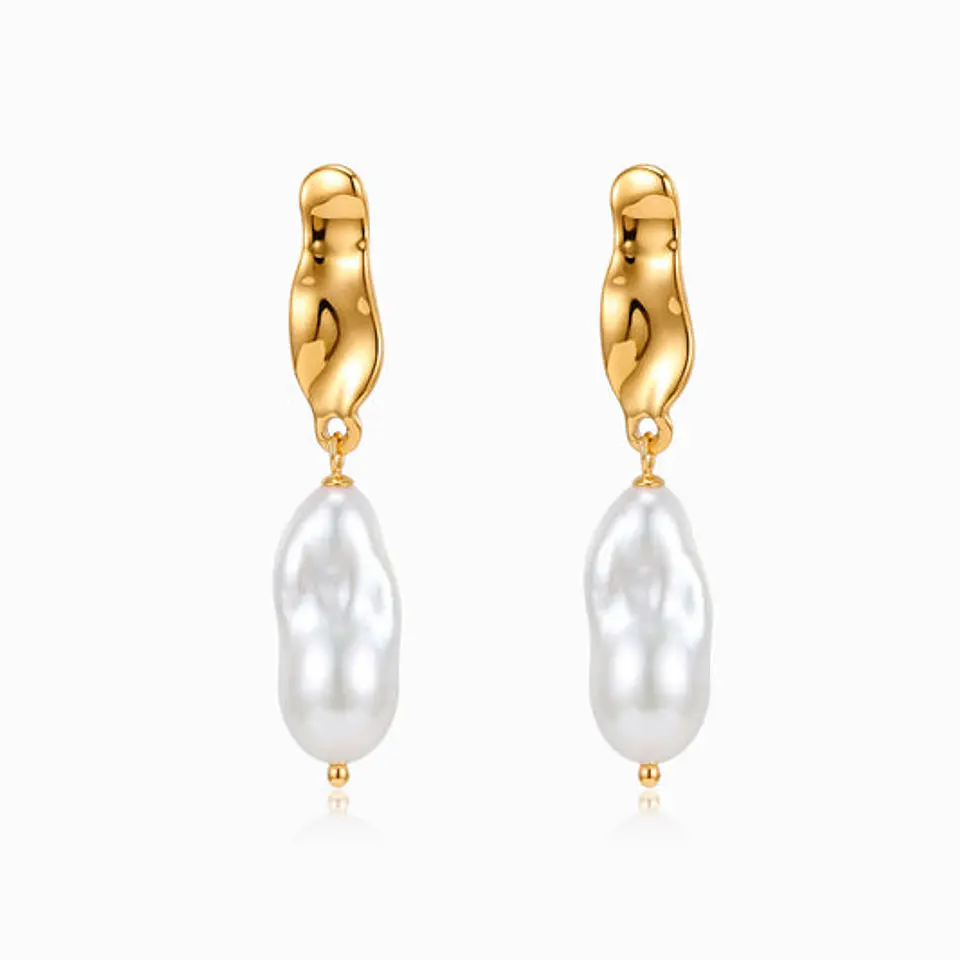 Boucles d'Oreilles Charmante Simple – Acier 1