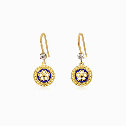 Boucles d'Oreilles Simple en Acier, Gracieuse