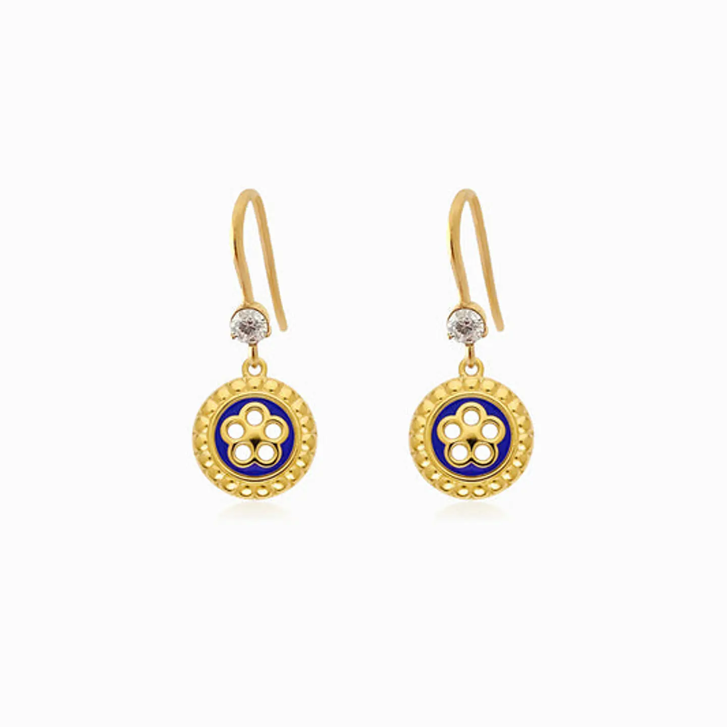 Boucles d'Oreilles Simple en Acier, Gracieuse 1