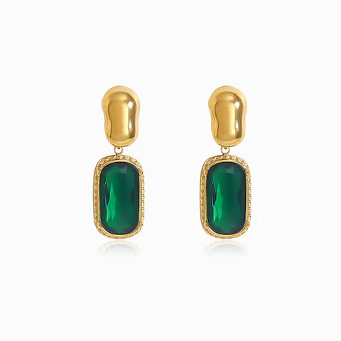 Boucles d'Oreilles Douce Simple – Acier
