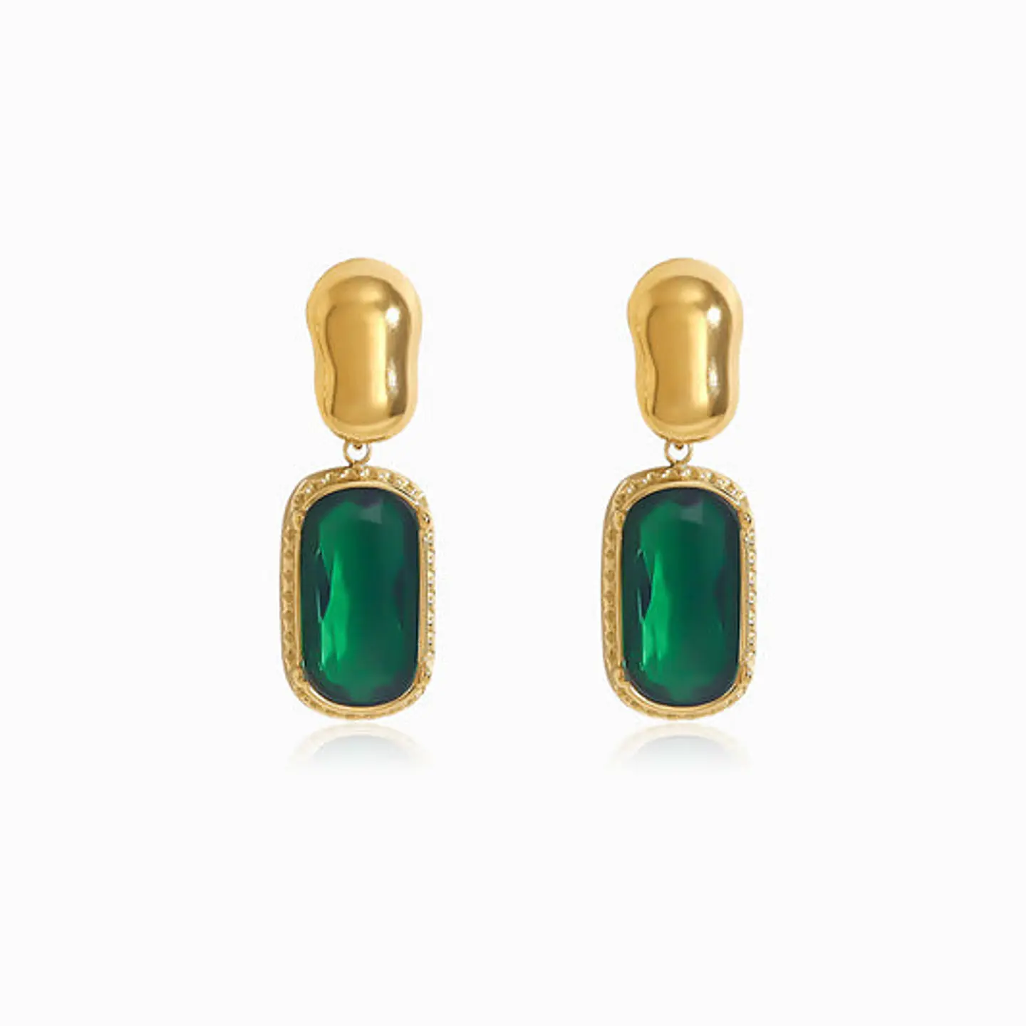 Boucles d'Oreilles Douce Simple – Acier 1