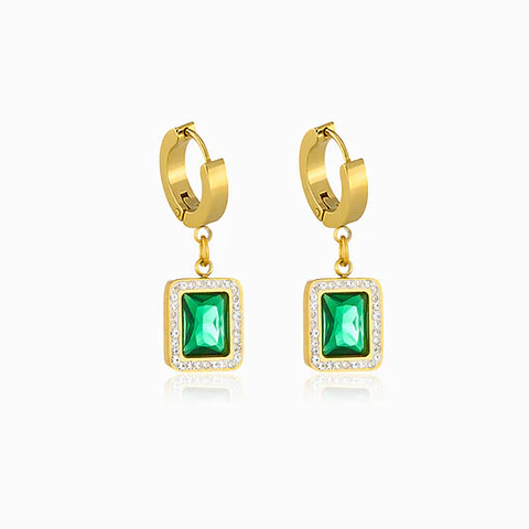 Boucles d'Oreilles Simple en Acier, Radieuse