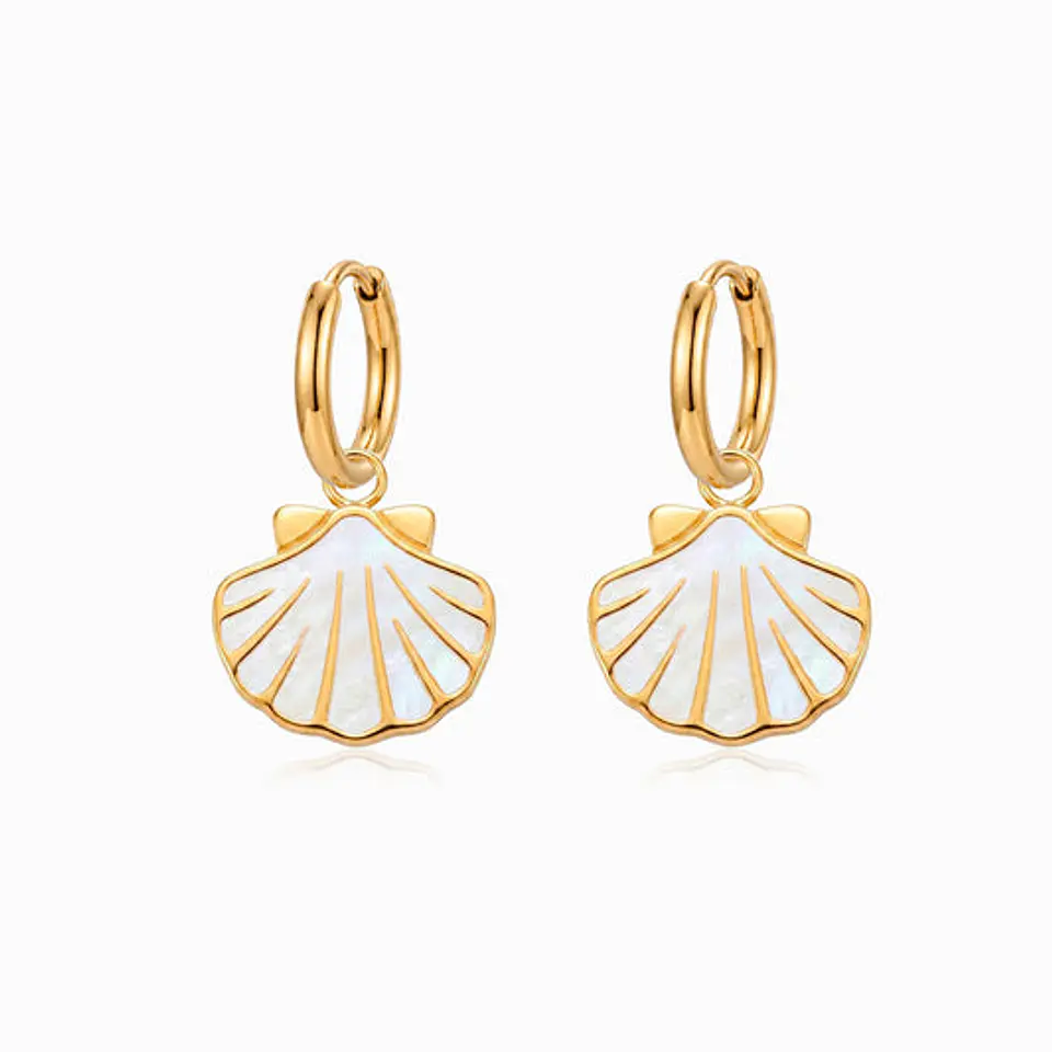 Boucles d'Oreilles Jolie en Acier – Simple 1
