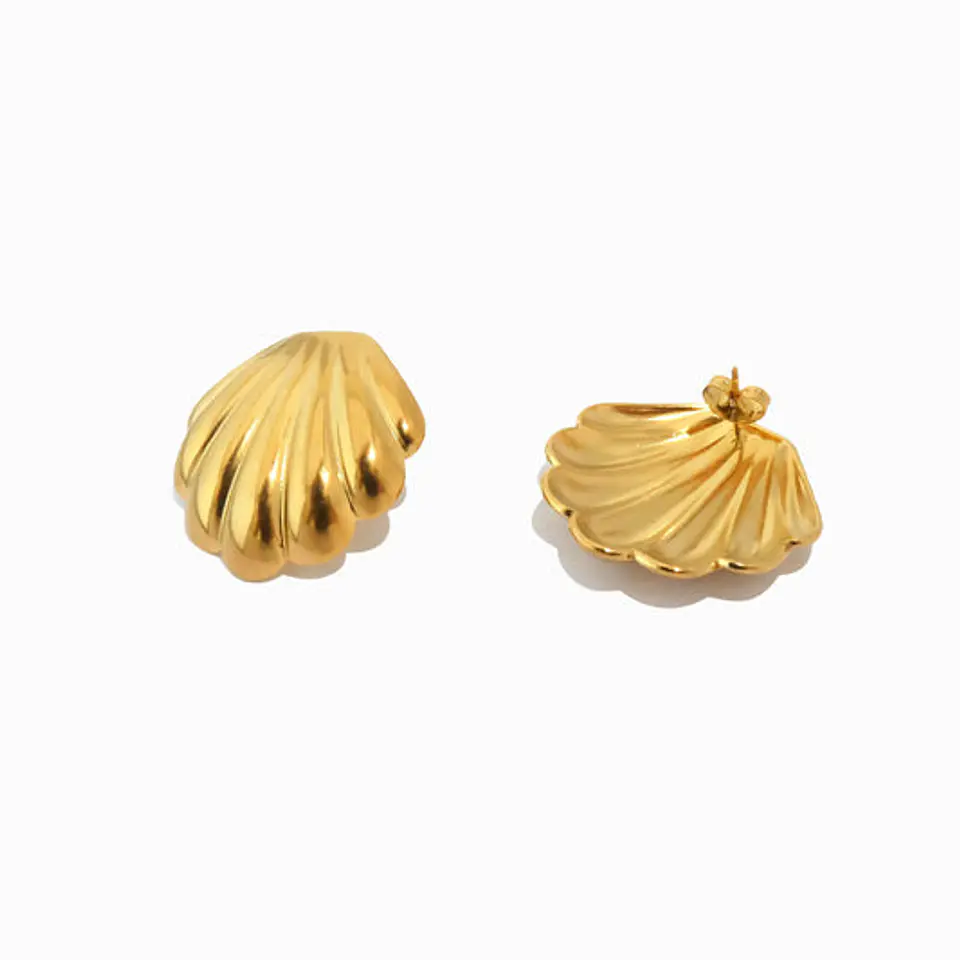 Boucles d'Oreilles Tendance Simple – Acier 1