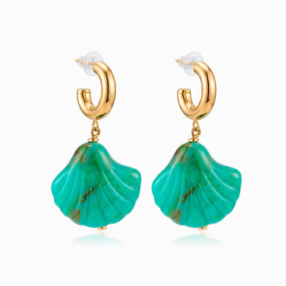 Boucles d'Oreilles Discrète en Acier – Simple 60x33mm 1