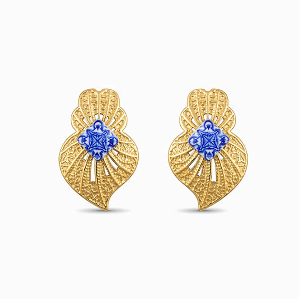 Boucles d'Oreilles Affirmée Cœur de Viana – Acier 1
