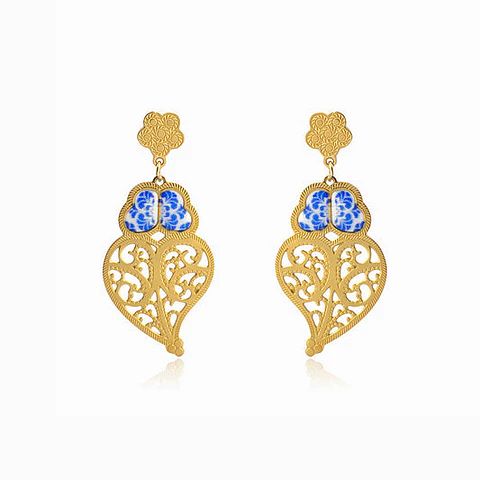 Boucles d'Oreilles Jolie Cœur de Viana – Acier