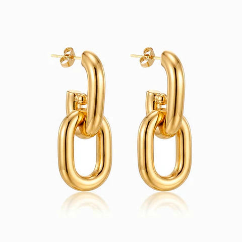 Boucles d'Oreilles Épurée Créole – Acier