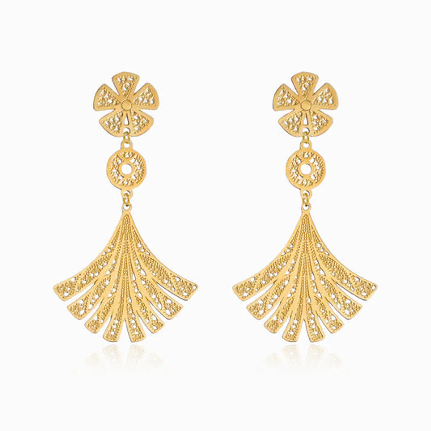 Boucles d'Oreilles Affirmée Simple – Acier 1