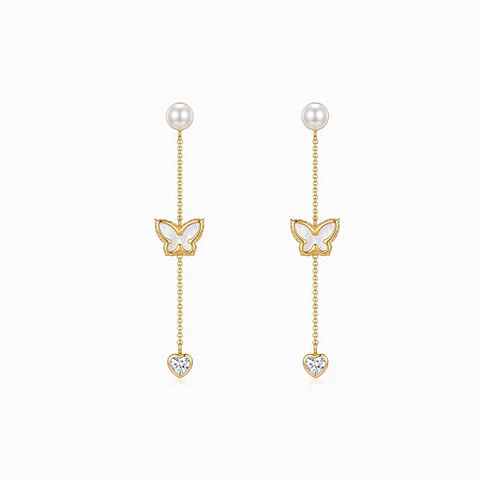 Boucles d'Oreilles Élégante Belle en Acier