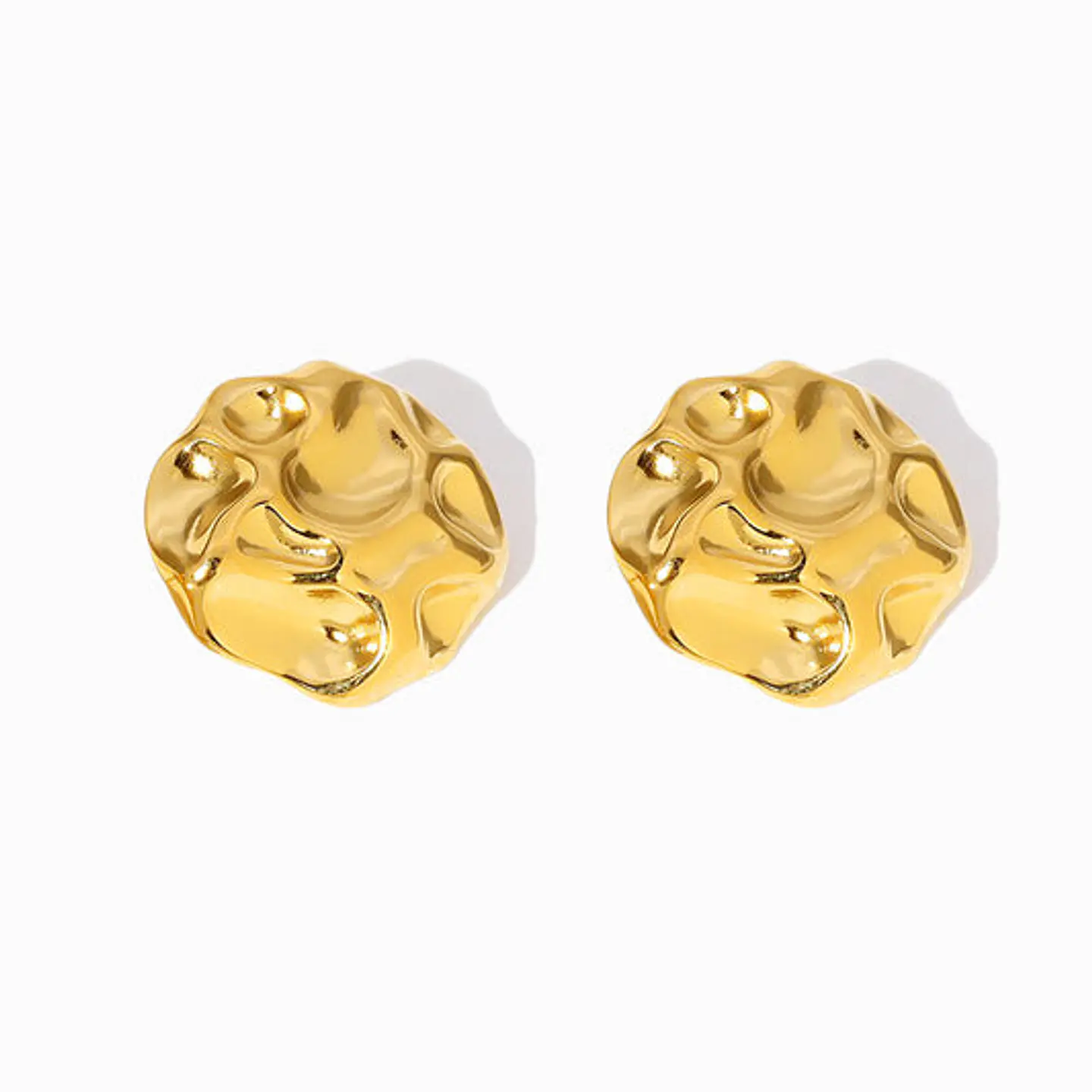 Boucles d'Oreilles Géométrique en Acier, Intemporelle 1