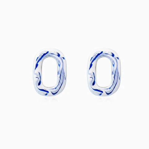 Boucles d'Oreilles Affirmée Géométrique – Acier
