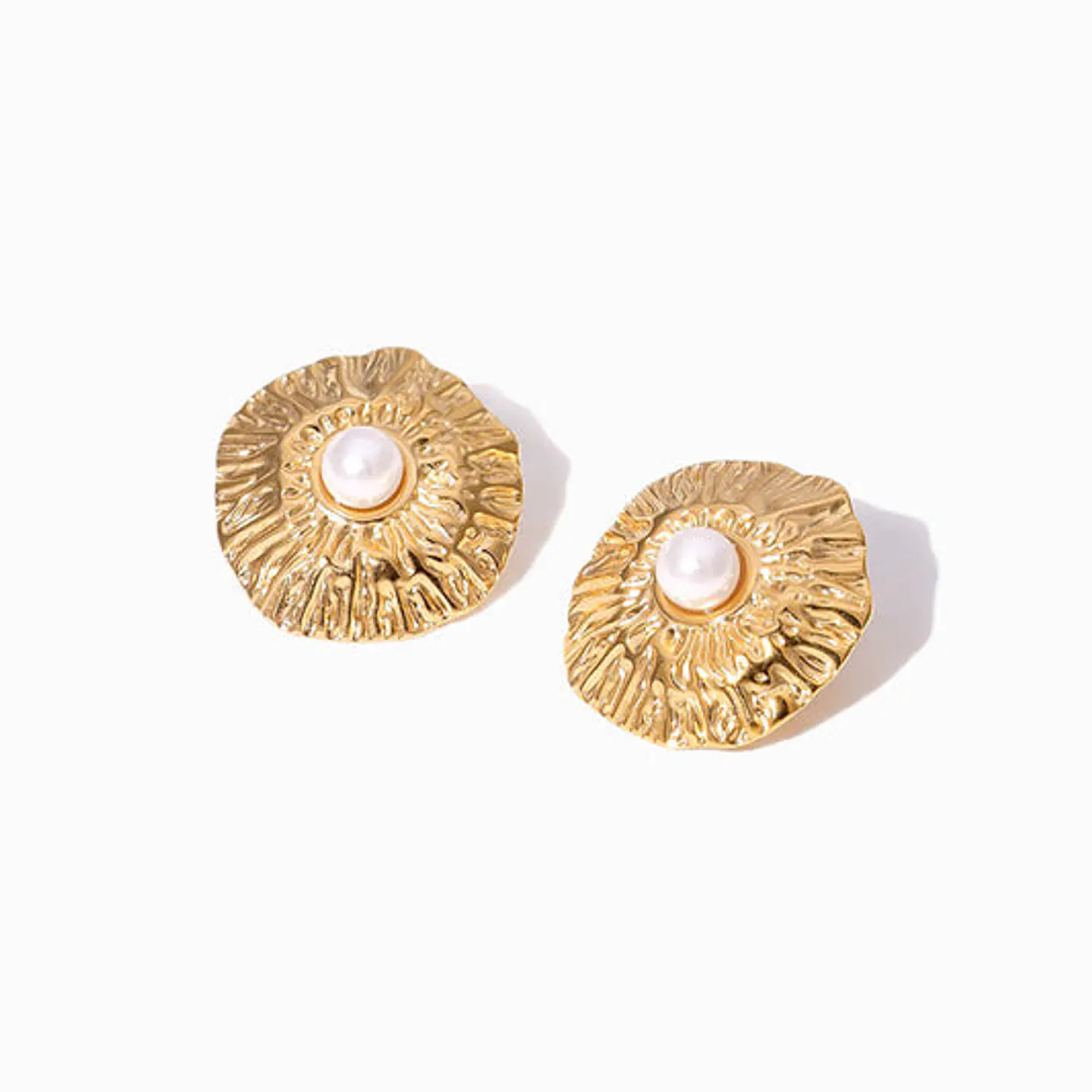 Boucles d'Oreilles Délicate en Acier – Géométrique 1