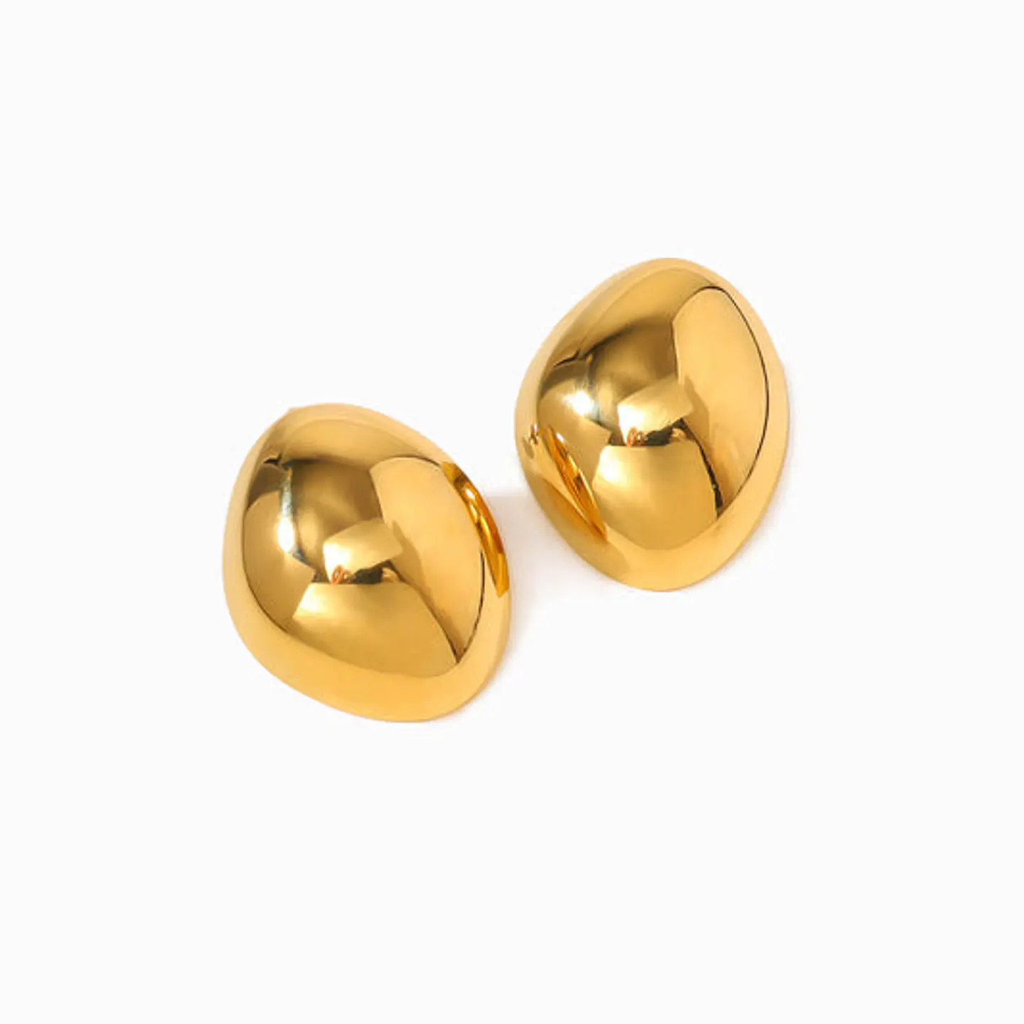 Boucles d'Oreilles Raffinée Géométrique – Acier 1