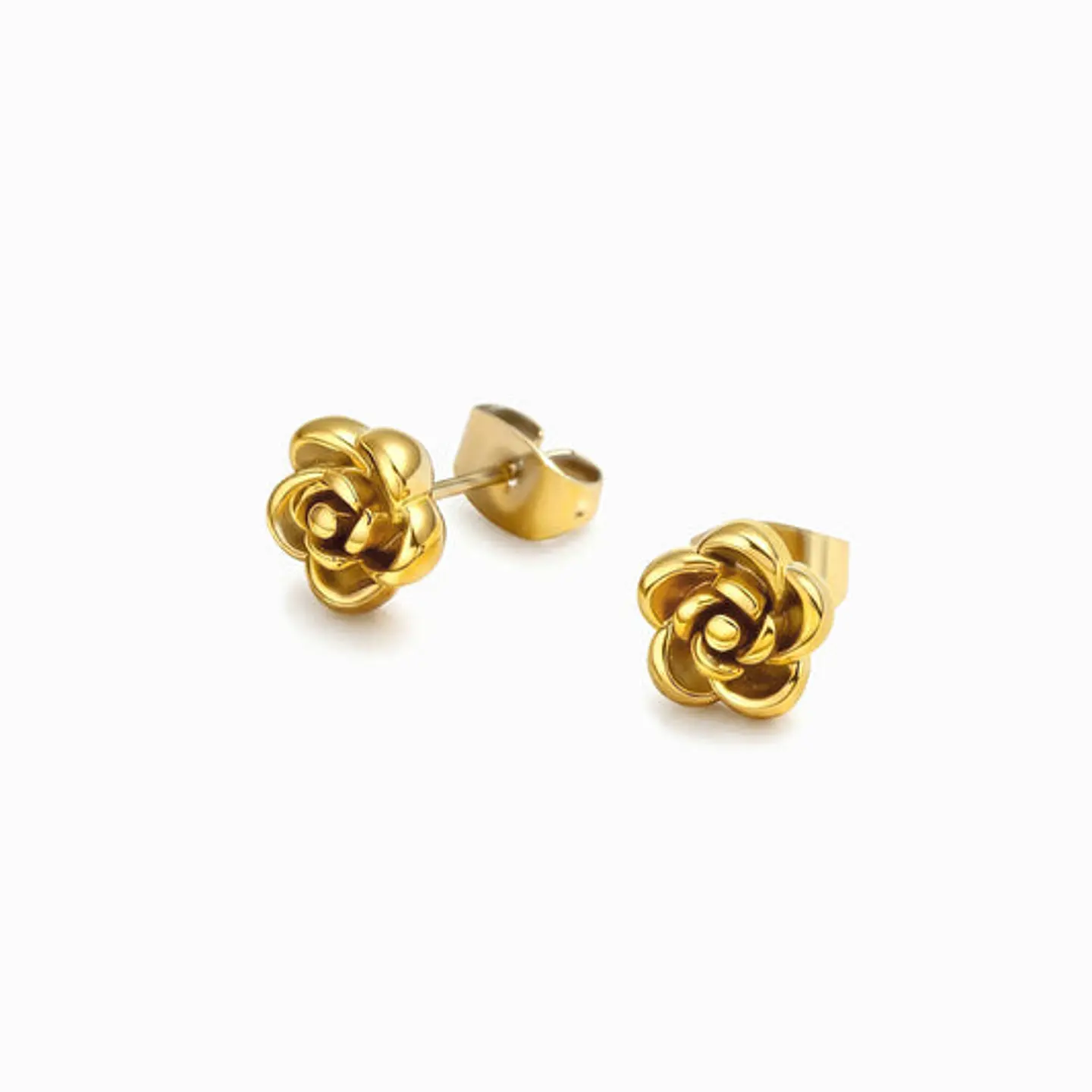 Boucles d'Oreilles Délicate en Acier – Simple 1