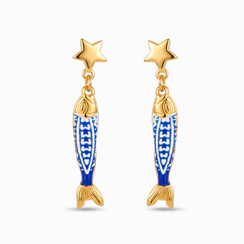 Boucles d'Oreilles Affirmée Sardine – Acier